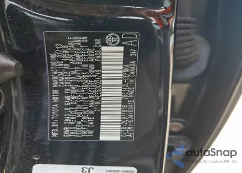 2013 Toyota Corolla Base z USA, uszkodzony, nr VIN 2T1BU4EE5DC024749